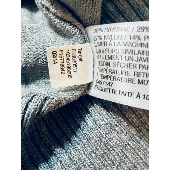 Merona Gray Ribbed Turtleneck Sweater – Size XL - Picture 6 of 7